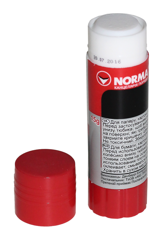 Клей-олівець NORMA (4644N), PVA, 15г (4644N)